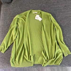 Cato Green Sheer Cardigan 22/24